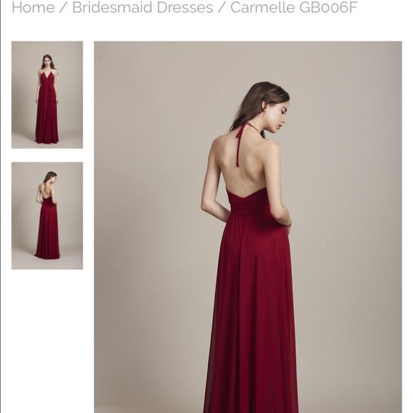 Bella bridesmaids Carmelle GB006F Amsale 4 BLUSH - Picture 1 of 2